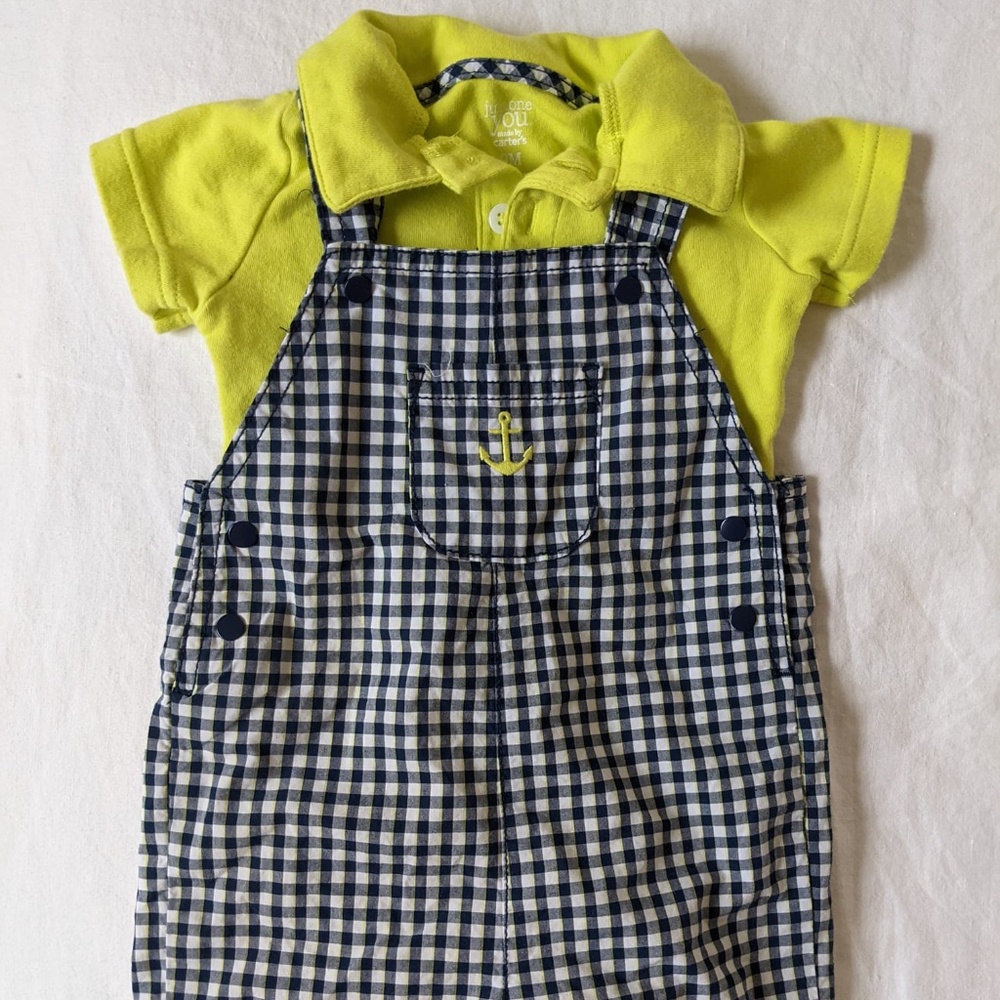 Carter’s Nautical Overall Set 9 months